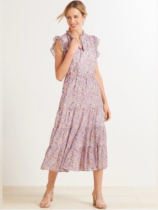 BB Dakota Dresses & Skirts - BB Dakota by Steve Madden Canyon Moon Blue and Pink Floral Dress XXL
